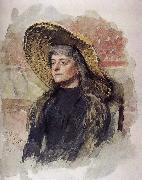 Ilia Efimovich Repin It is her portrait million Lease oil painting picture wholesale